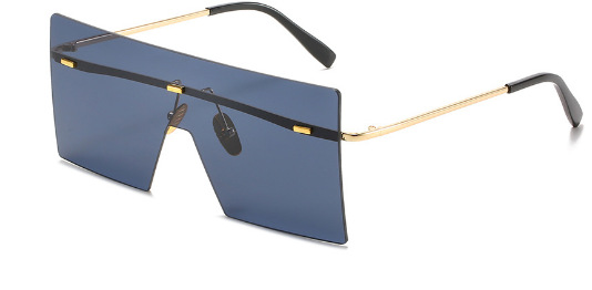 Square Large Frame Fashion Reflective Colorful Sunglasses For Women International Station Glasses 8587_voghion.com
