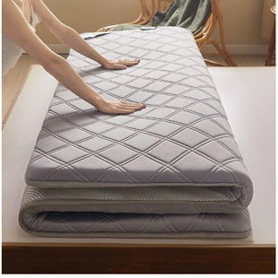 New pillow-top mattress upholstered home mattress. Single student dormitory sponge mat non-slip foldable