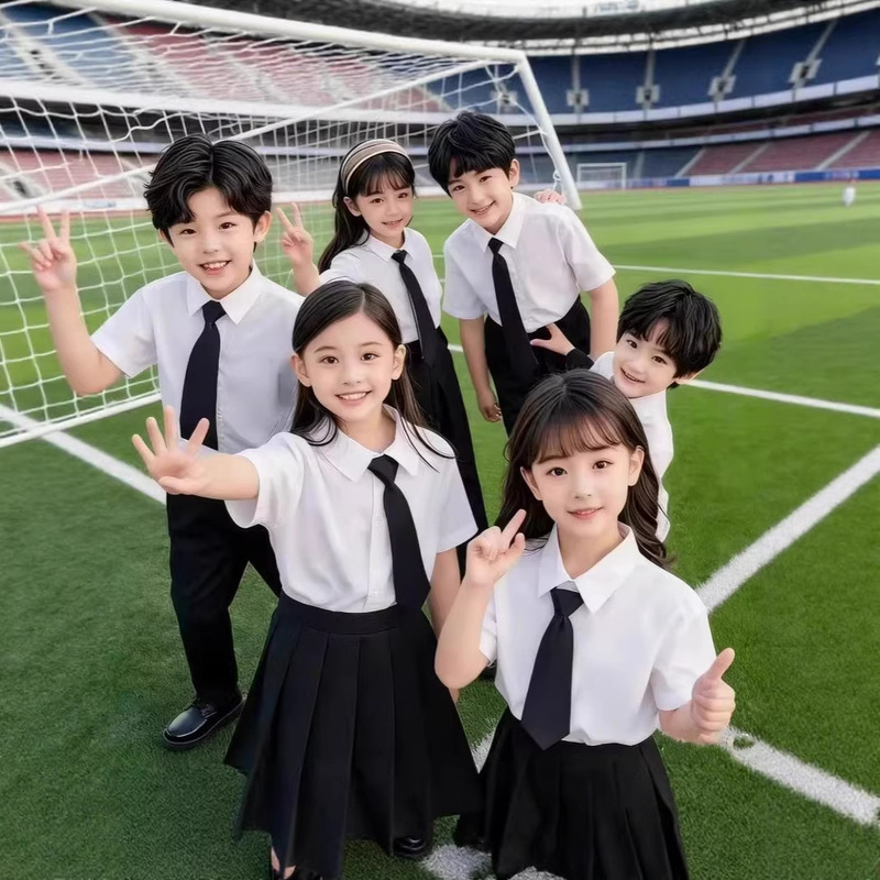 Friends Like You, Graduation Performance Outfits, June 1St Performance Outfits, White Shirt Sets, Elementary School Graduation Photo Class Uniforms Friends Like You, Graduation Performance Outfits, June 1St Performance Outfits, White Shirt Sets, Elementary School Graduation Photo Class Uniforms