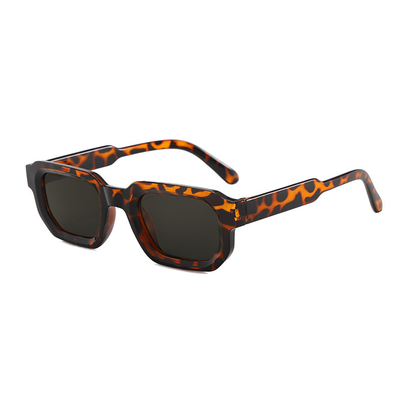 2025 欧美复古方形加厚小框时尚墨镜女Sunglasses跨境方框太阳镜|undefined