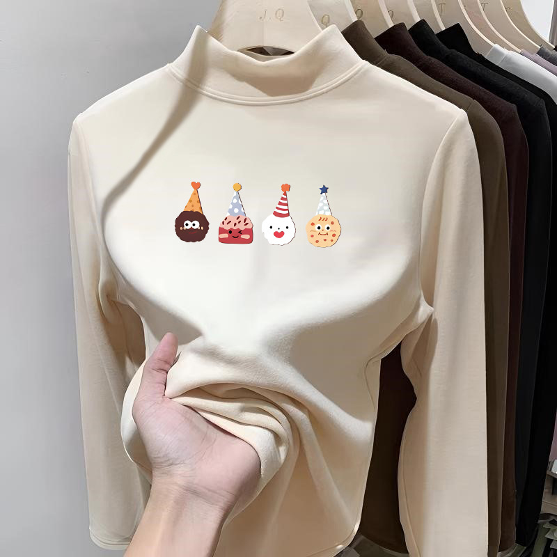 살구 벨벳 후드 인형