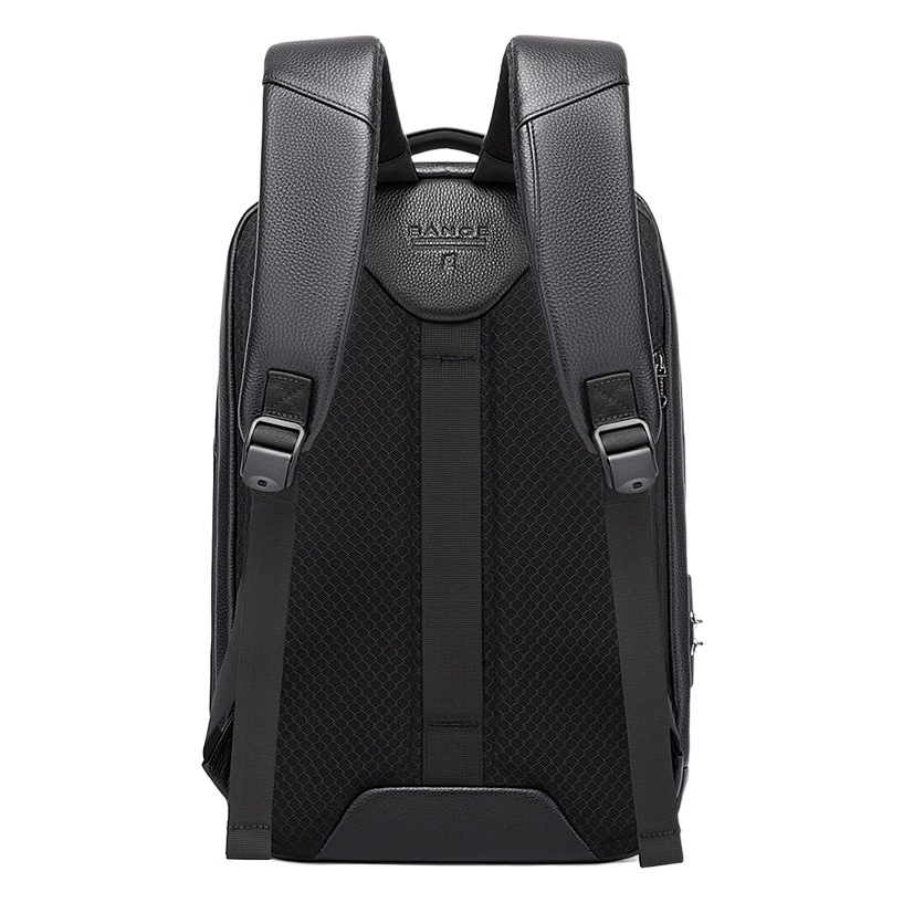 BANGE leather backpack new business fashion large capacity first layer cowhide computer backpack men's casual bag