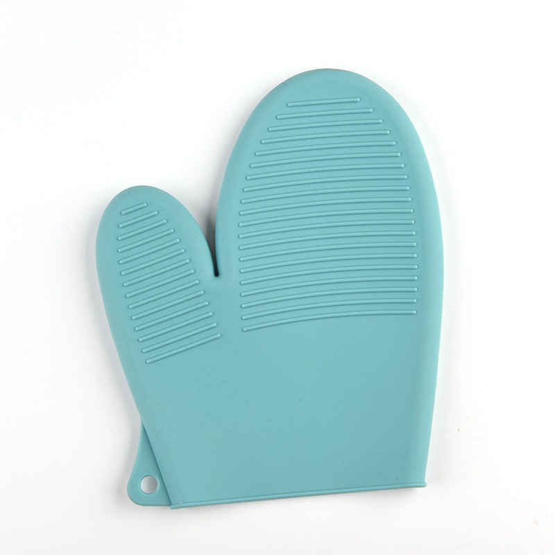 (2개) 국경 간 실리콘 안티 스케일 장갑 주방 전자 레인지 바베큐 고온 베이킹 미끄럼 방지 단열 장갑 제조 업체