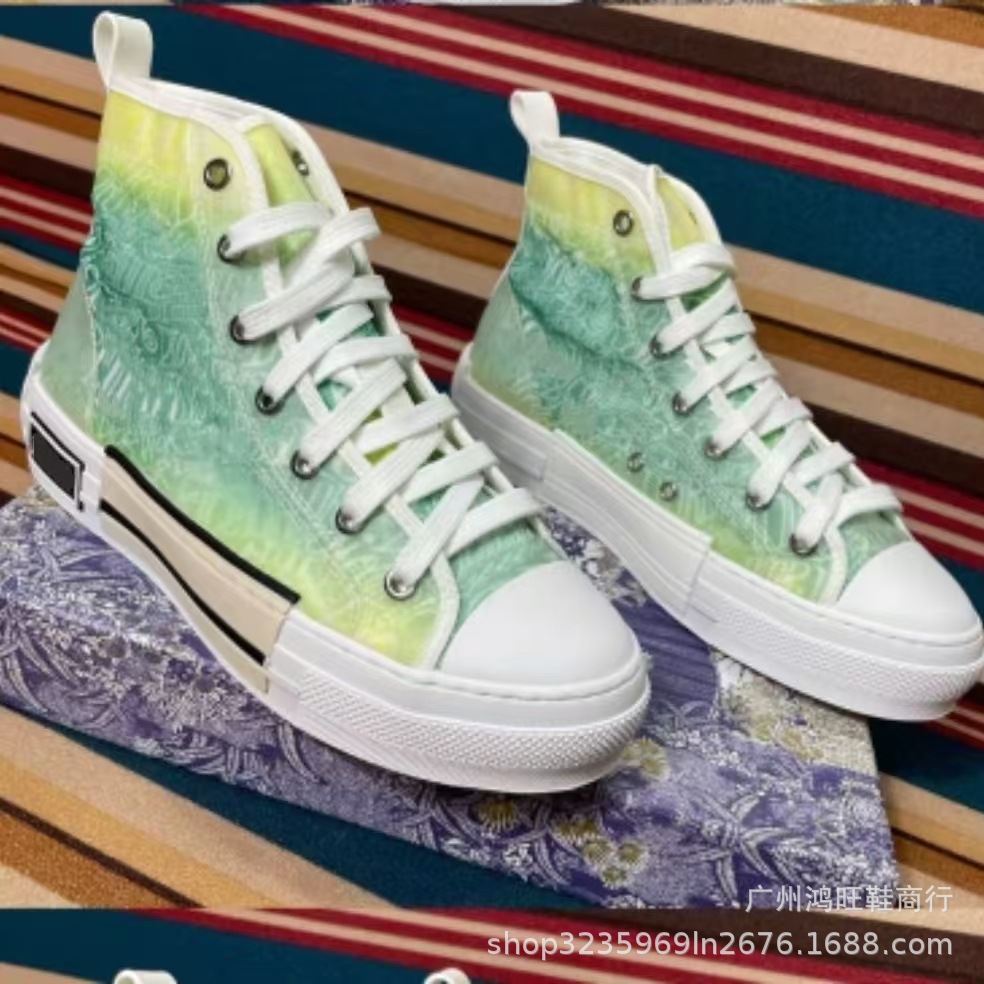 Estación europea D casa zapatos de alta calidad para hombre 2024 zapatos de lona transpirables zapatos blancos zapatos deportivos con letras estampadas planas para mujer