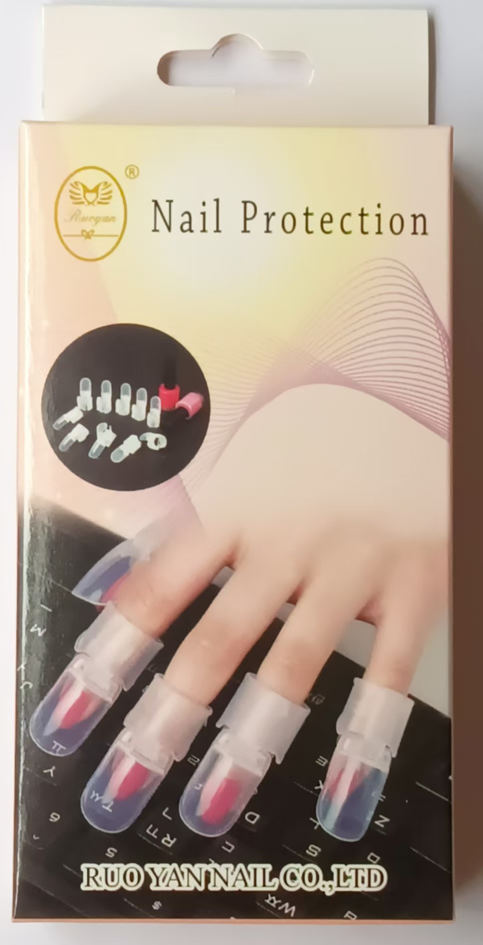 New Manicure Protective Cover, Nail Patch, Anti-Scratch Nail Protective Case, 10 Pcs/Box, Nail Removal Tool Wholesale Clip