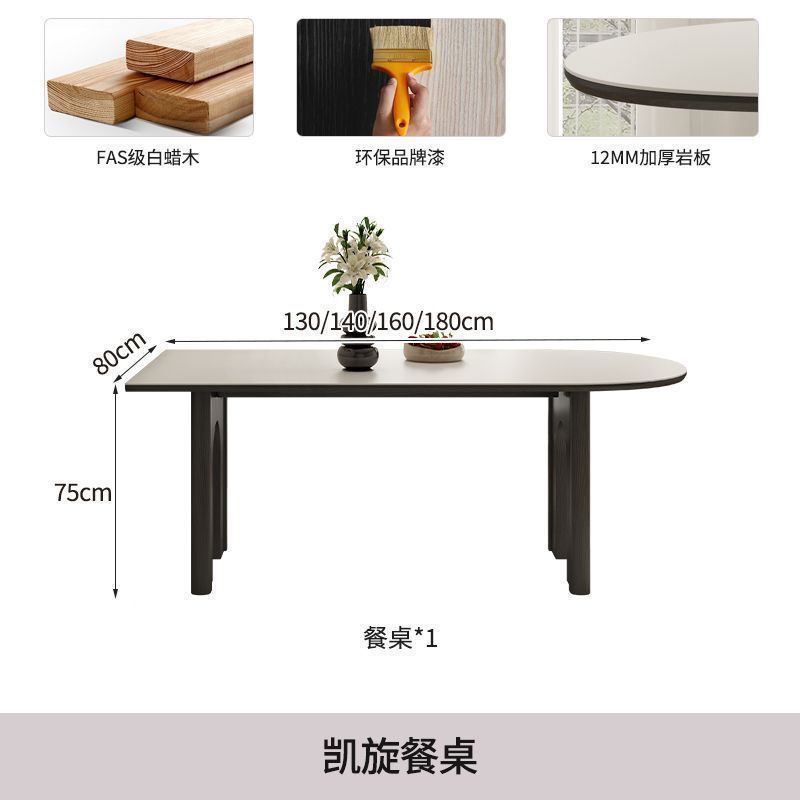 Mesa y silla de comedor de madera sólida medieval, mesa de comedor retro francesa, mesa de comedor de isla semidonda, mesa de comedor contra la pared