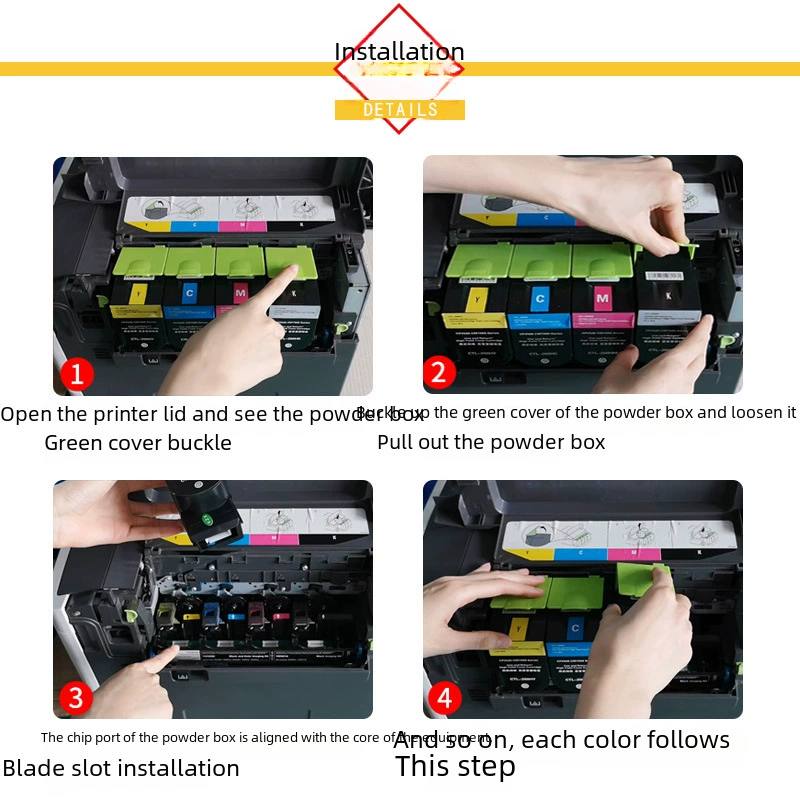 Compatible банка для хранения, printer, cartridge, C35, C357, C407
