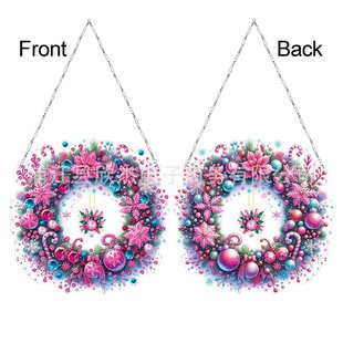 (KJ0298) acrylic point drill ornaments Christmas decoration (single bright drill shaped drill)