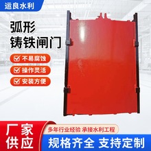 铸铁闸门弧形铸铁闸门铸铁镶铜闸门水利工程建设厂家定制铸铁闸门