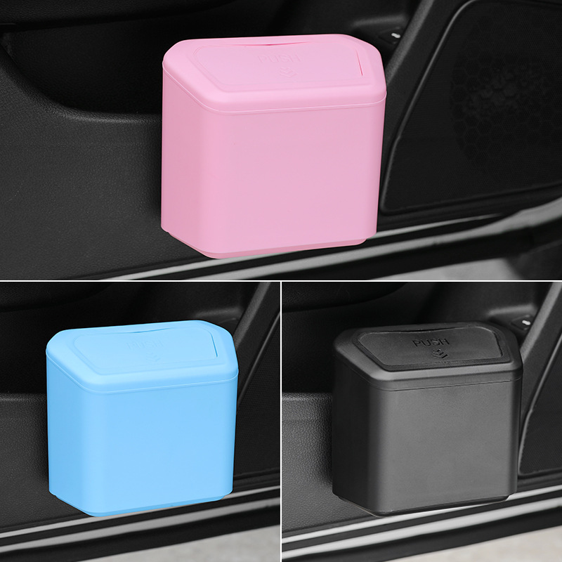 Car Trash Can,Creative And Fashionable,Door-mounted Storage,Multi-functional Garbage Bag,Car Interior Supplies