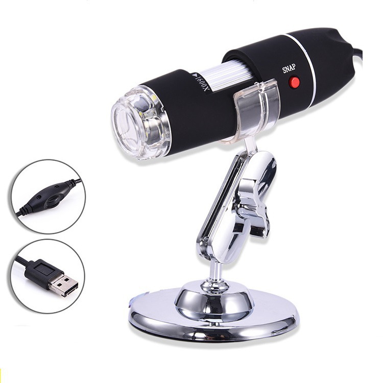 USB显微镜1000倍电子放大镜高清数码儿童显微镜工业显微镜