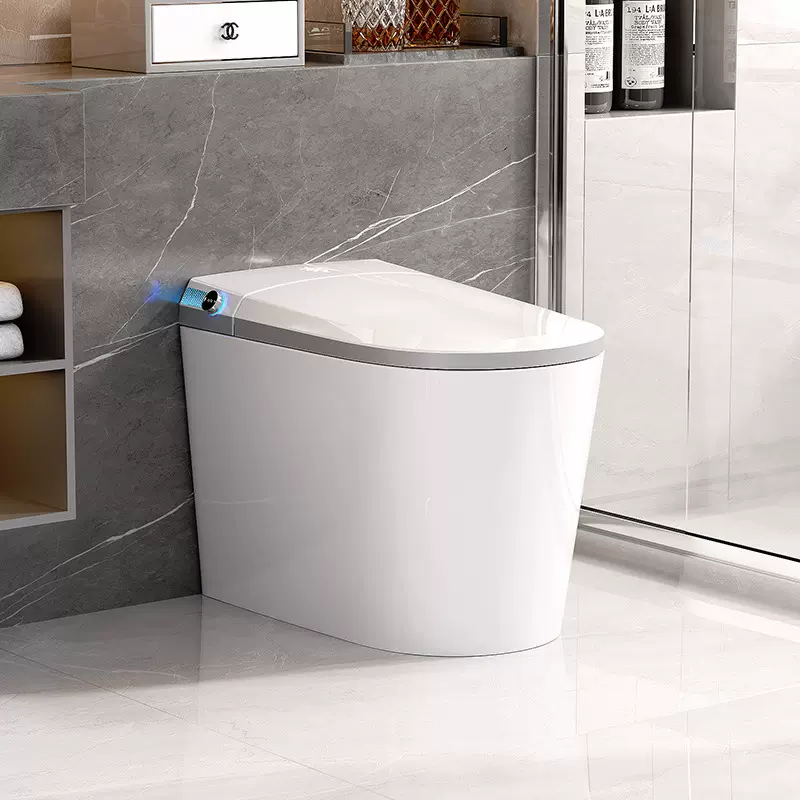 智能马桶无水压泡沫盾全自动多功能语音带水箱一体式家用座坐便器