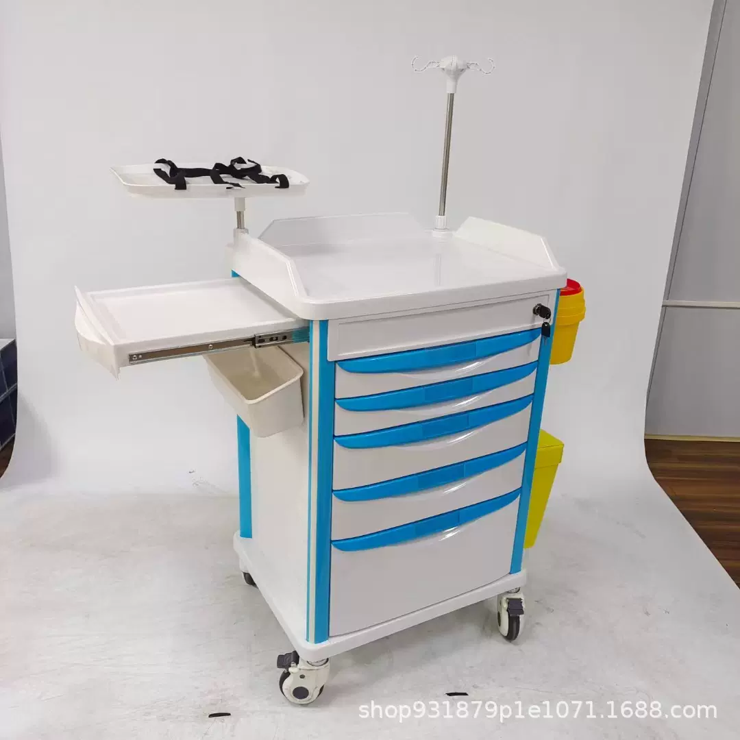 医械护理仪器牙科口腔手术ABS医用治疗小推车器械台急救护理车