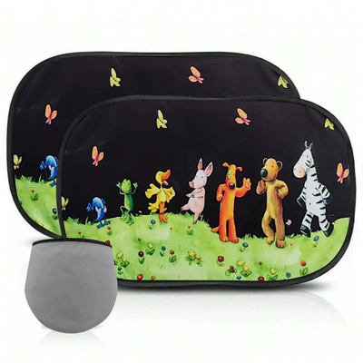 Cartoon Car Sunshade Static Cling Sun shade - 14-animal-party-sunshade