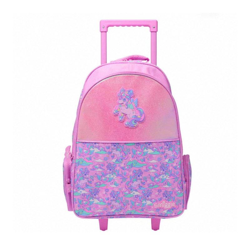 Australia smiggle trolley bolsa de la escuela puede llevar a gran estudiante mochila de viaje