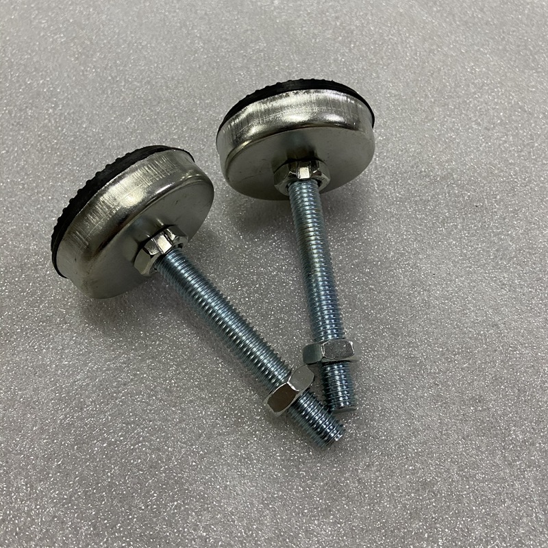 带胶铁脚杯12厘 输送线调节脚垫 机械地脚垫 设备调节脚m12