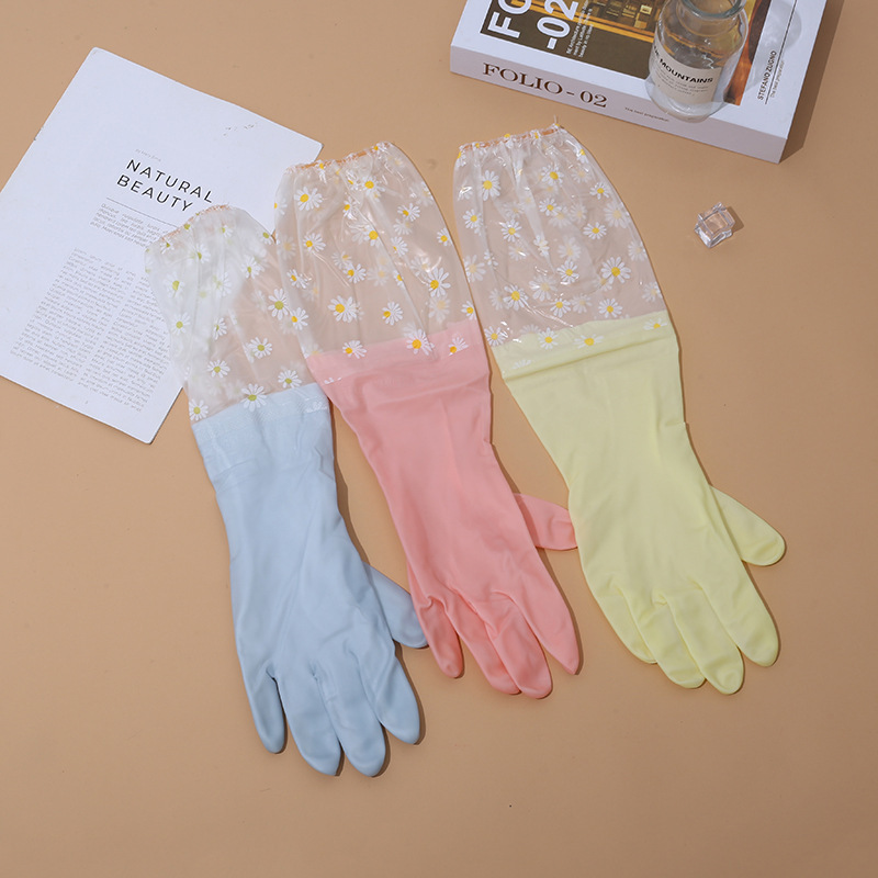 Waterproof long gloves PVC, (Cross-border trading)