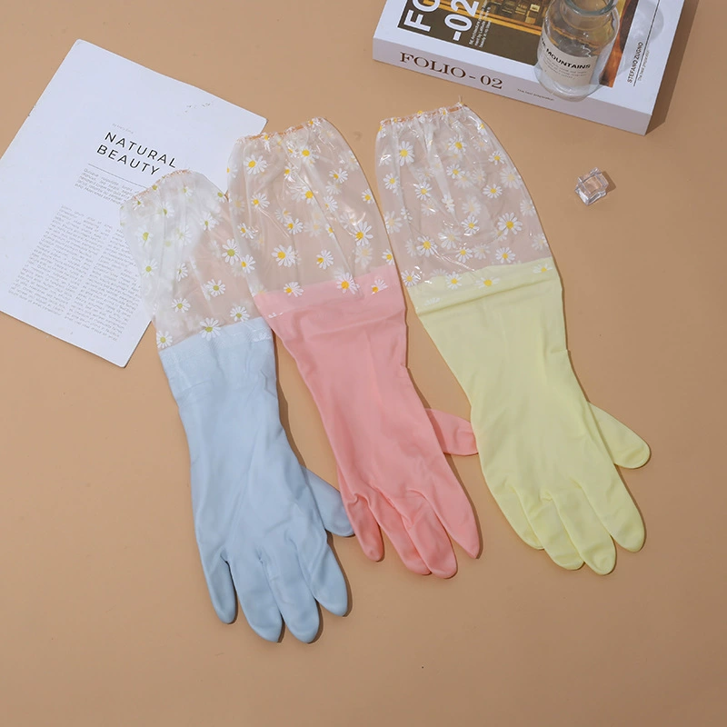 Waterproof long gloves PVC, (Cross-border trading)