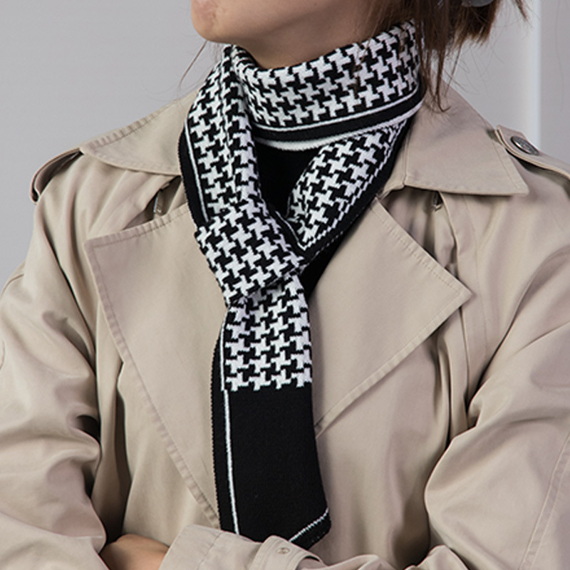 Sjaal 2024 nieuwe herfst en winter high-end veelzijdige dames dikke warme sjaal_voghion.com