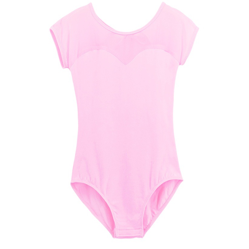 Ropa de baile para niños ropa de práctica de ballet espalda suave mono de red niñas entrepierna abierta ropa de rendimiento Latino