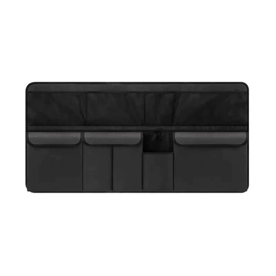 Oxford Cloth Large-Capacity Car Car storage bag/box - black-10551cm