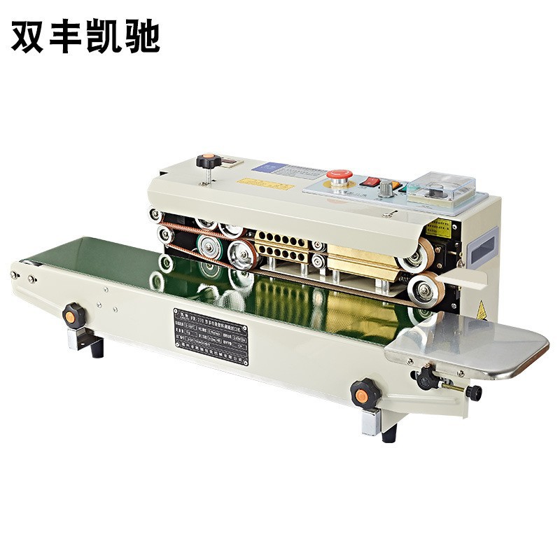 Máquina de sellado automático de Tongchang, máquina de sellado de bolsas de aluminio, bolsa comercial de bocadillos de pastel de luna, máquina de sellado continuo de película de plástico