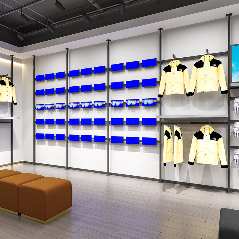 Tienda de zapatos deportivos al aire libre estante de zapatos estante de exhibición tienda de ropa estante de exhibición Zhongdao estante de zapatos estante de tienda de ropa profesional de hombre