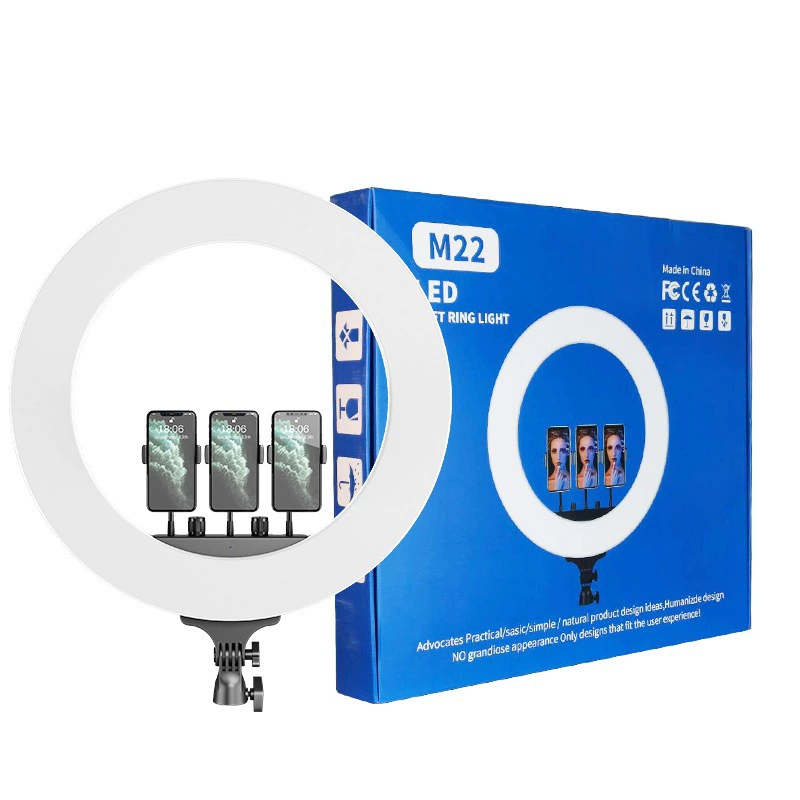 Кольцо заливки света экрана Красный живой свет красоты М14 М18 М18 М22