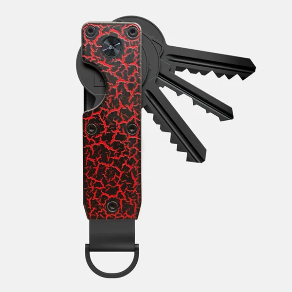 Factory direct sale of cross-border new keychain metal multi-function key storage AirTag reserved key clip