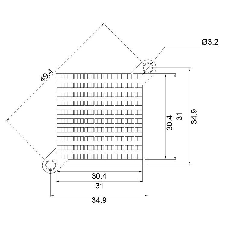 深センのメーカーはコンピュータのマザーボードの南橋の北橋の放熱器のCPUのチップのヒートシンクの41.5-14-40.9をカスタマイズします。|undefined