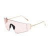 Fashionable windproof protecting glasses suitable for men and women, metal sunglasses, 2022, European style