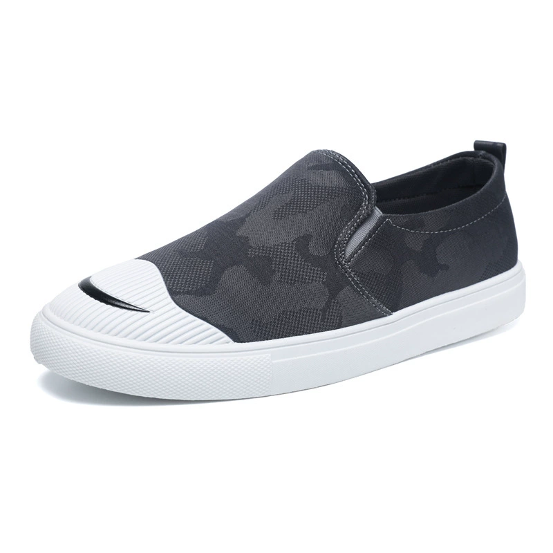 Зимние новые холстовые туфли мужские ленивые туфли