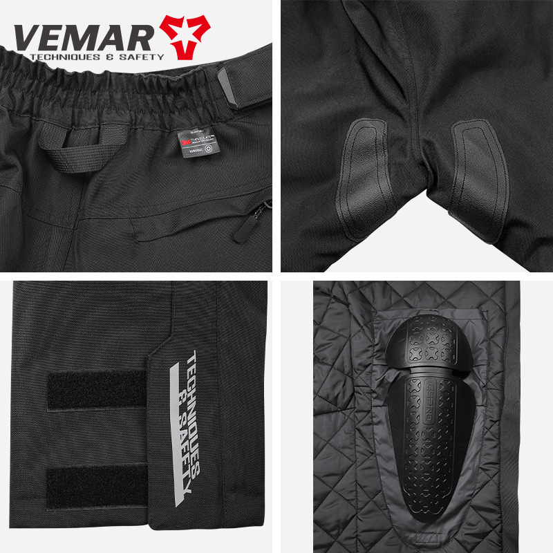 Winter Motorcycle Riding Pants Warm Waterproof Windproof Quick Release Easy Remove Protection for Motorcyclists_voghion.com