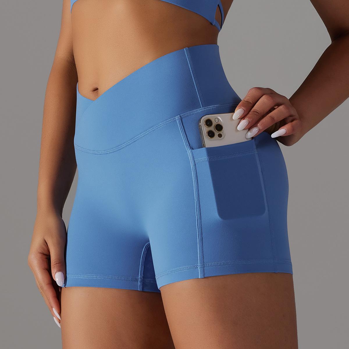 Simple Style Sports Solid Color Nylon Active Bottoms Shorts display picture 87