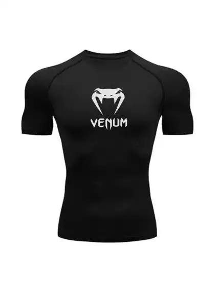 Amazon New Arrival Men's Quick-Dry Training T-Shirt for Fighting, Gym, Compression Short Sleeve