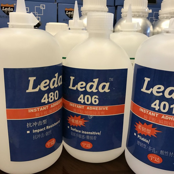 406不敏感型高强度透明无色柔韧性橡胶胶水 480 瞬间硅胶用胶水