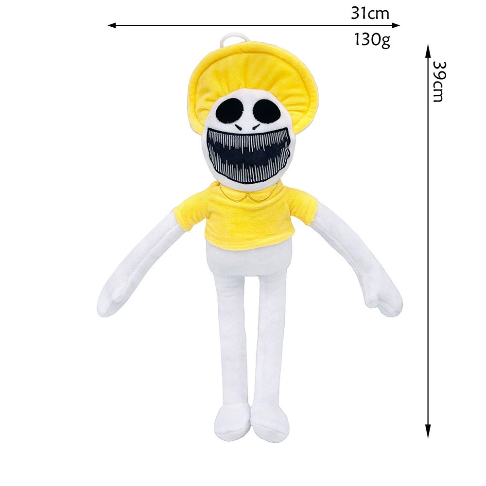 Assorted plush monster dolls - soft toy characters, OPP vacuum-pack packaging, colors