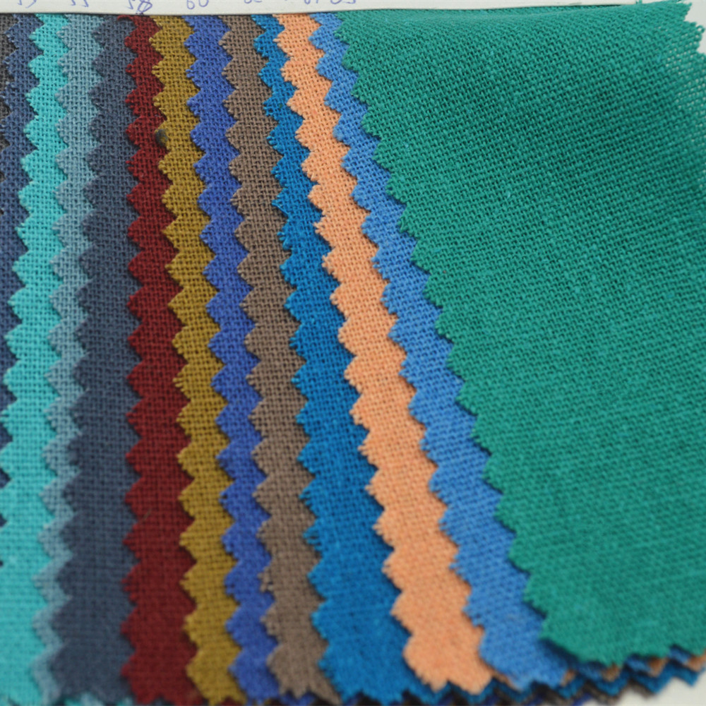 4438人棉亚麻 麻黏混纺平纹布 家纺服装用布批量供应