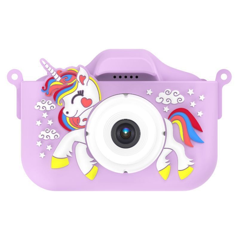 New Children's Educational Cartoon High-Definition Unicorn Digital Camera Mini Portable Cute Video Camera That Can Take Pictures