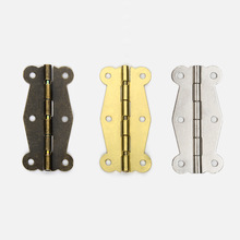 复古长条合页外装蝴蝶合页90度180度木盒铁铰链箱子小折页支撑