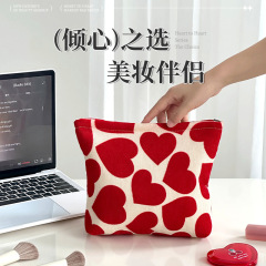新しい高価値化粧品バッグ、ファッショナブルなコーデュロイクラッチバッグ、旅行用ポータブルスキンケア製品、口紅、トイレタリーバッグ卸売