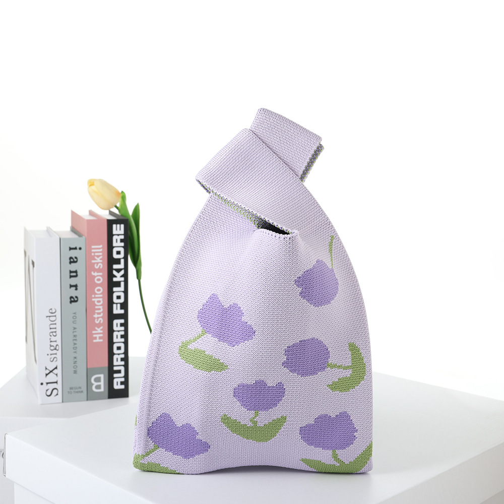 2024 Flying Weaving Bag Tote Bag Versión coreana del nuevo bolso de mano de moda Fabricante de bolsas de compras casuales de gran capacidad para estudiantes