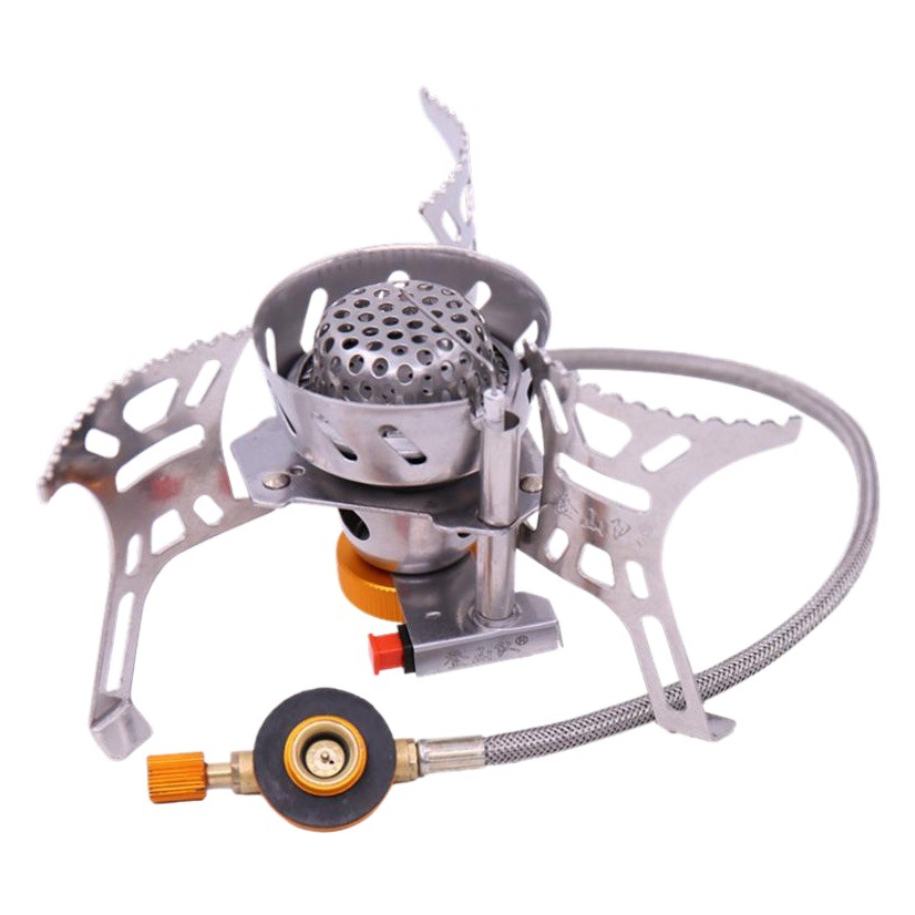 Estufa de gas portátil a prueba de viento, ideal para camping o montañismo, venta directa de fábrica ZYZY