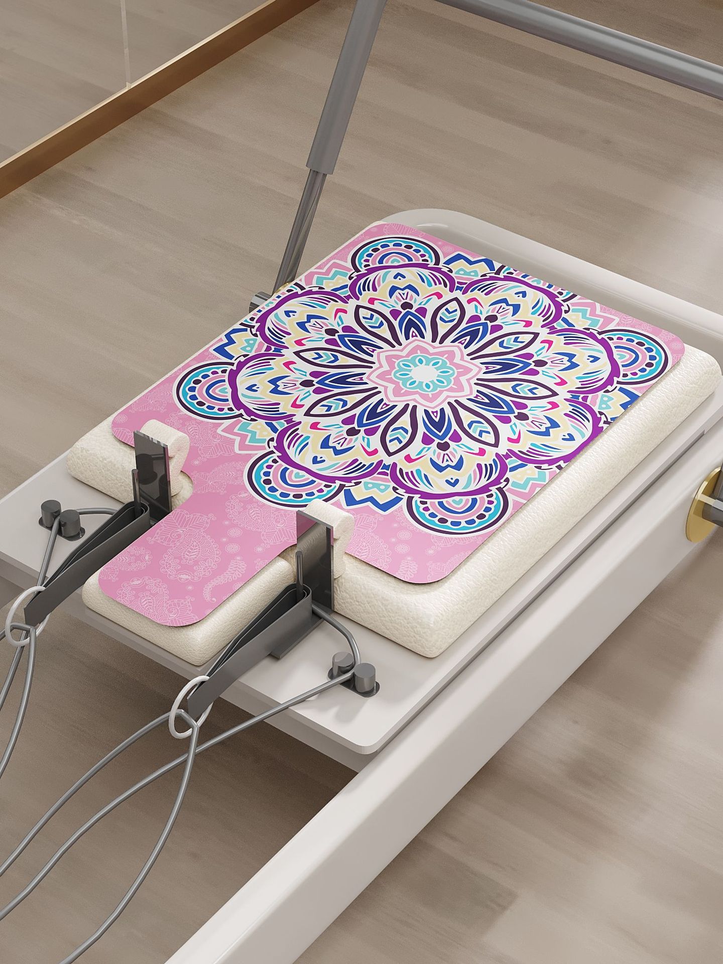 핑크 만다라 플라워 Z00030 스웨이드 코어 패드