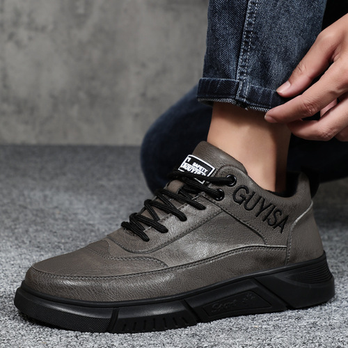 New type of labor protection shoes for men, anti-smash and anti-puncture European standard steel toe safety shoes, comfortable and wear-resistant work protective workwear leather shoes