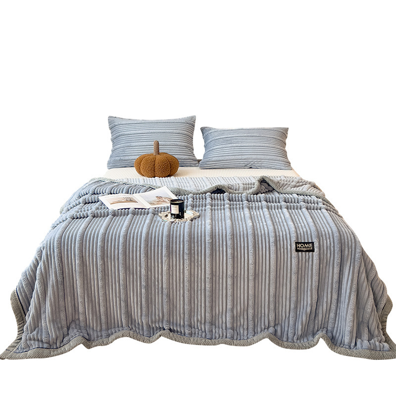 Mantras de peluche de conejo gruesas mantas de siesta de invierno de oficina mantas de sofá mantas de coral mantas de aire acondicionado gruesas mantas de calor