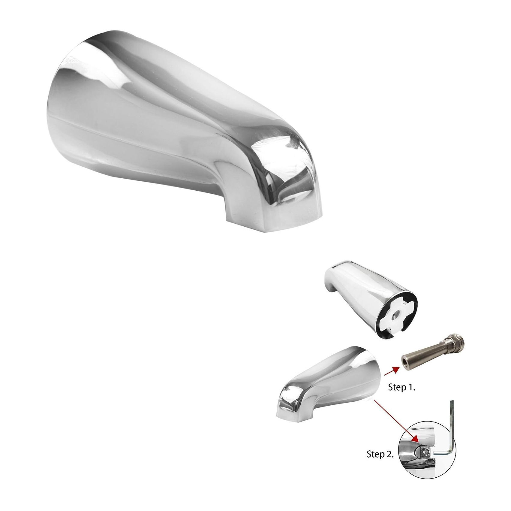 Amazon's concealed bathtub faucet factory sells directly. American-style bathtub outlet pull-up is available. Foreign trade factory undefined