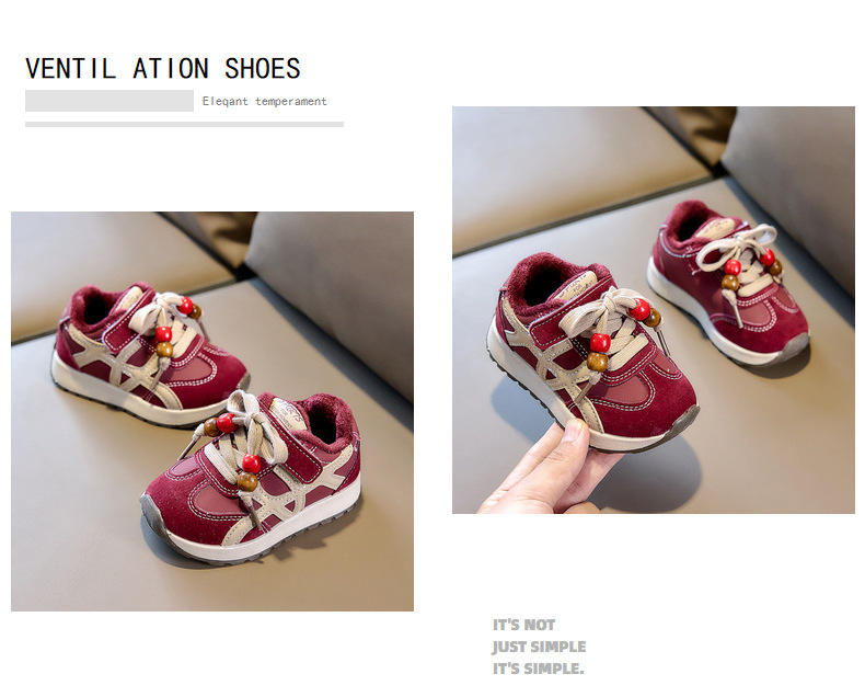 Baskets d'hiver pour enfant avec doublure polaire et semelle eva_voghion.com