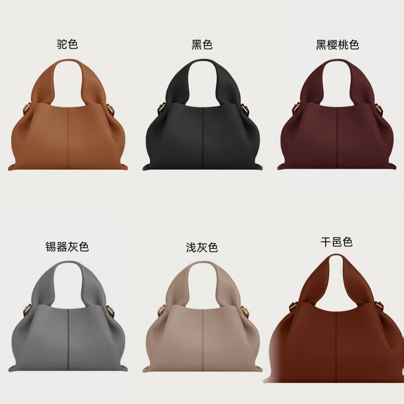 Cross-Border Polen Cloud Bag with Lychee Pattern Dumpling-Shaped Women's Fashion Handbag and Crossbody Bag Cross-Border Polen Cloud Bag with Lychee Pattern Dumpling-Shaped Women's Fashion Handbag and Crossbody Bag