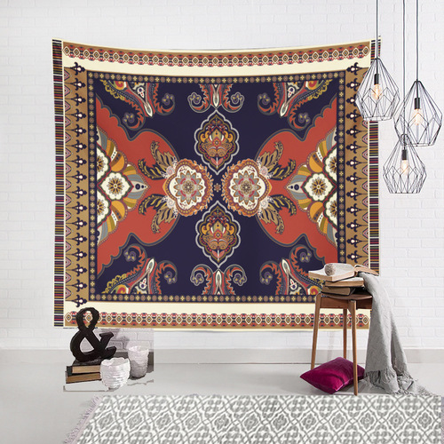 Tibetan-style nomadic yurt hanging fabric Bohemian Turkish home bedroom rug cross-border decoration background cloth